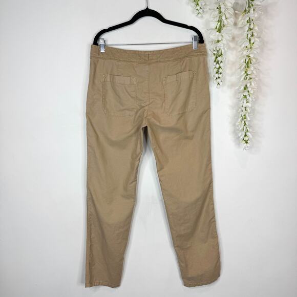 TOMMY BAHAMA cotton linen pants tan khaki preppy casual 3133 - Picture 2 of 6